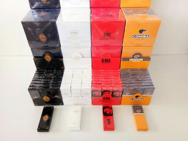 📊ไม้ขีดไฟ 4 สหาย ตราCOHIBA,DAVIDOFF, ,LUBINSKI ,CHE GUEVARA ก้านยาว 10 ซม.  รูปที่ 11