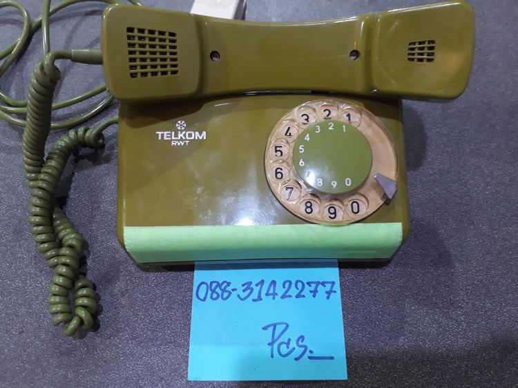 ขายโทรศัพท์บ้านโบราณแบบหมุนใช้งานได้ปกติmade in Poland รูปที่ 2