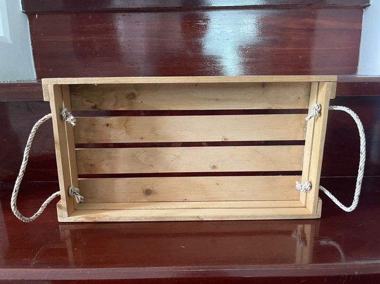 ขายเหมา4ชิ้น ทำจากไม้เคลือบแลคเกอร์กันน้ำอย่างดี รูปที่ 7