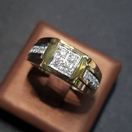 แหวนทอง แหวนชายแมนๆ ทอง 9k รูปที่ 4