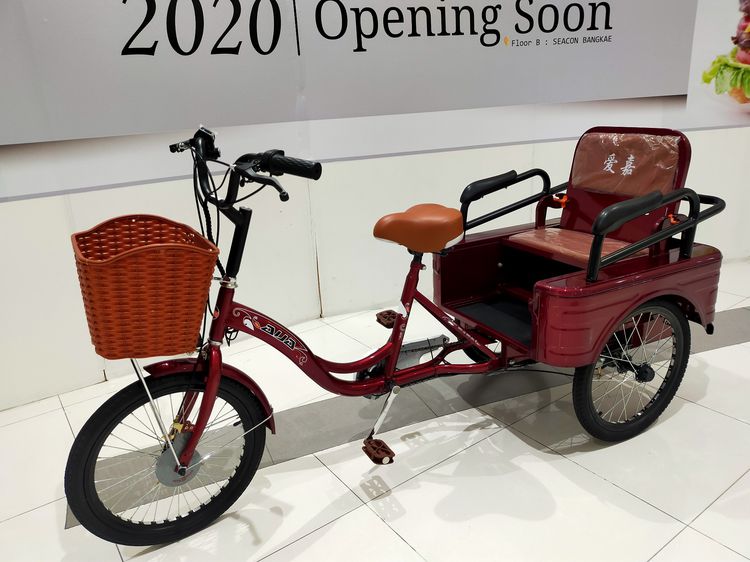 จักรยานสามล้อไฟฟ้า ปรับที่นั่งเปนกระบะได้ 3 ระบบในคันเดียว (บิดได้ ปั่นปกติ ปั่นไฮบริด)  ขับสนุกปลอดภัยไม่คว่ำ 3ระบบในคันเดียว บิดได้ ปั่นปก รูปที่ 18