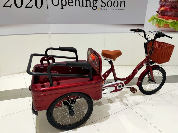 จักรยานสามล้อไฟฟ้า ปรับที่นั่งเปนกระบะได้ 3 ระบบในคันเดียว (บิดได้ ปั่นปกติ ปั่นไฮบริด)  ขับสนุกปลอดภัยไม่คว่ำ 3ระบบในคันเดียว บิดได้ ปั่นปก รูปที่ 8