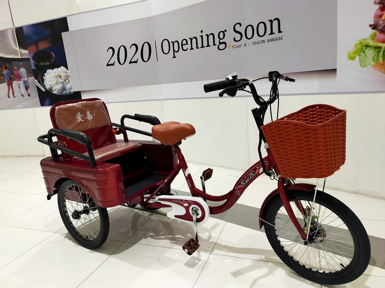 จักรยานสามล้อไฟฟ้า ปรับที่นั่งเปนกระบะได้ 3 ระบบในคันเดียว (บิดได้ ปั่นปกติ ปั่นไฮบริด)  ขับสนุกปลอดภัยไม่คว่ำ 3ระบบในคันเดียว บิดได้ ปั่นปก รูปที่ 4