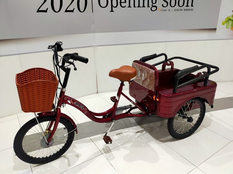 จักรยานสามล้อไฟฟ้า ปรับที่นั่งเปนกระบะได้ 3 ระบบในคันเดียว (บิดได้ ปั่นปกติ ปั่นไฮบริด)  ขับสนุกปลอดภัยไม่คว่ำ 3ระบบในคันเดียว บิดได้ ปั่นปก รูปที่ 19