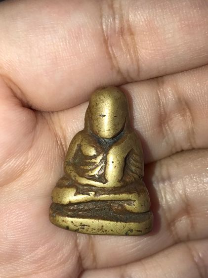 หล่อโบราณ หลวงพ่อเงิน วัดบางคลาน พิมพ์นิยม รุ่นแรก ปี244x กว่า เนื้อทองผสม เนื้อเหยี่ยว ย่น พรุน พิมพ์คมชัด ตำหนืครบ เก่า เดิมๆ เป็นธรรมชาติ รูปที่ 3