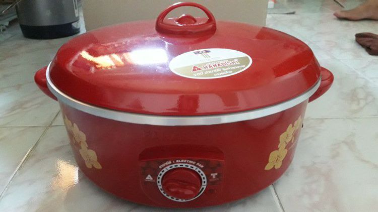 กะทะไฟฟ้าใบใหญ่ขนาด12"(2ชั้น)(มีลังนึ่ง)พร้อมคู่มือการใช้และใบรับประกัน(มือ1) รูปที่ 2