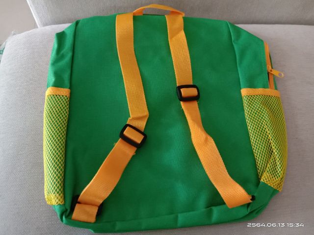Sale กระเป๋าเป้เด็กลายน่ารักๆ สีเขียว มือหนึ่ง ขายถูกๆค่ะ รูปที่ 4
