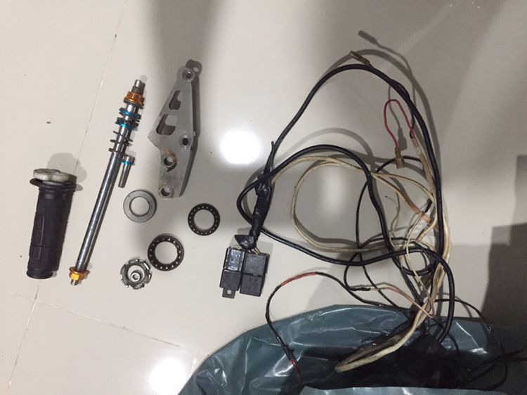 โครงมอเตอร์ไซค์ MIOท่อไอเสีย  พร้อมอุปสายไฟทั้งชุดครบคัน รูปที่ 6