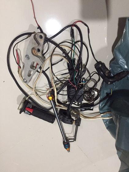 โครงมอเตอร์ไซค์ MIOท่อไอเสีย  พร้อมอุปสายไฟทั้งชุดครบคัน รูปที่ 4