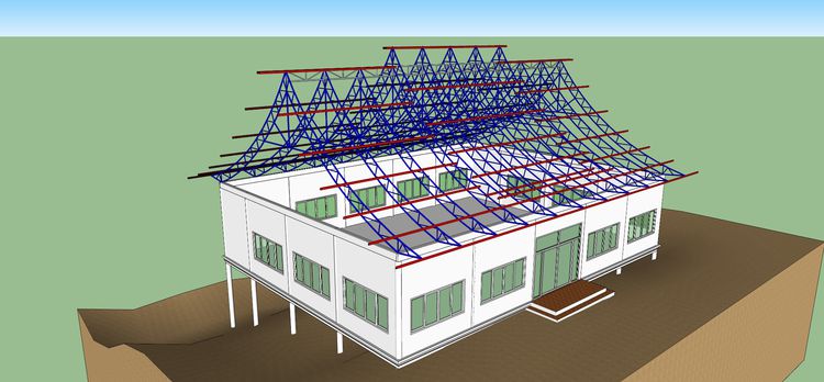 รับคำนวณ ออกแบบ เขียนแบบ งานวิศวกรรมโครงสร้าง จ.สระบุรี รูปที่ 15