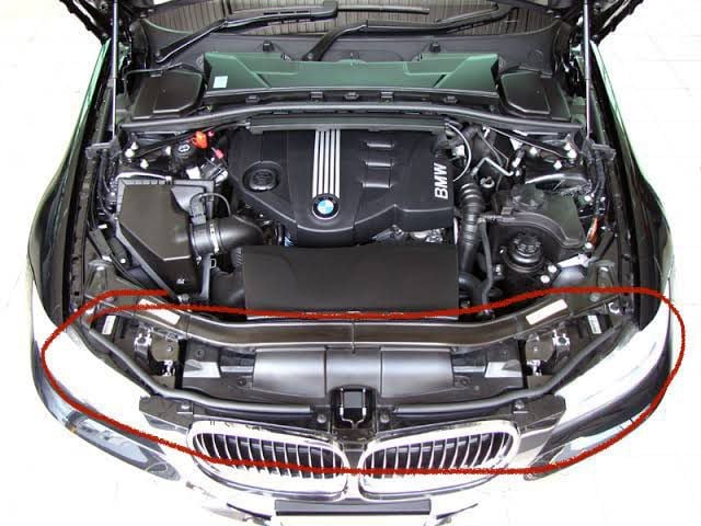 อะไหล่ BMW E90 คิ้วยาง ไฟหน้า ช่องลม ท่ออากาศ หน้าเครื่อง 318i 320i 325i 320d รูปที่ 1