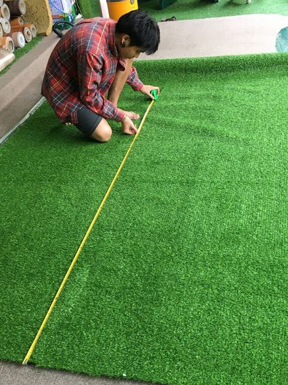 หญ้าเทียมตัดให้ฟรีตามขนาดสวนหญ้าเกรดโครงการ 0813735190 Artificial grass cut for free according to the size of the garden grass  รูปที่ 13
