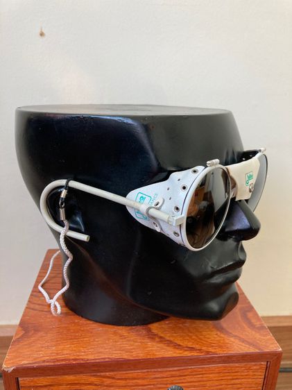 ขายแว่นตากันแดดโบราณขับรถทรงหนังข้างปี1980 vintage julbo glacier sunglasses made in france 80's  รูปที่ 1