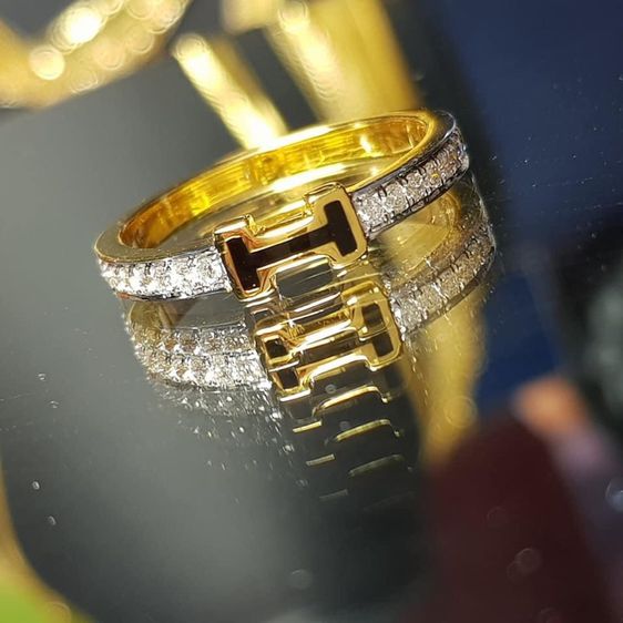 แหวนทอง แหวน Hermès ทอง 9k รูปที่ 3
