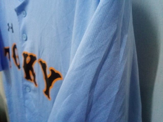 เสื้อเบสบอล ทีม tokyo แบรนด์ under armour สีฟ้า รูปที่ 5