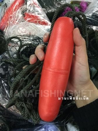 ทุ่นลอยน้ำ ทุ่นลอย ทุ่น 🅰️💯 มีรูตรงกลาง ขนาดยาว 7 นิ้ว (17 เซนติเมตร) รูปที่ 4