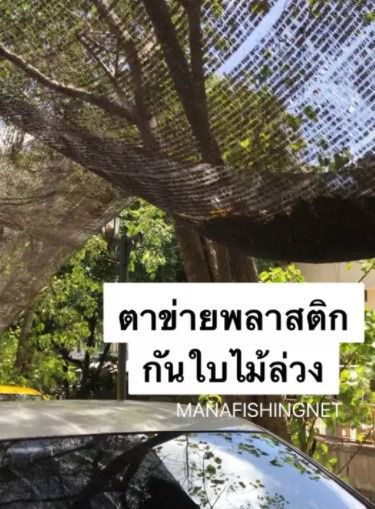 ที่กันแดด ที่กันใบไม้ล่วง  🅰️ ขนาด 2x2 เมตร รูปที่ 4