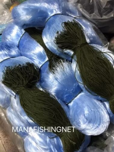 ตาข่ายดักปลา มองดักปลา มองปลิว รุมเชือกข้าวบน เอ็น 20 ลึก 20 ตา ป้ายยาว 200 เมตร 📌มีทุกขนาดตาให้เลือก อวนดักปลา อวนลอย รูปที่ 5
