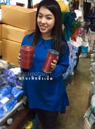 เอ็นแดง กันนก 📌 ยาว 3,000 เมตร ใส่สารกันแดดเรียบร้อยแล้ว  UV Protection  🌟รับรองความเหนียว. ทนทาน สีแดงสด รูปที่ 5