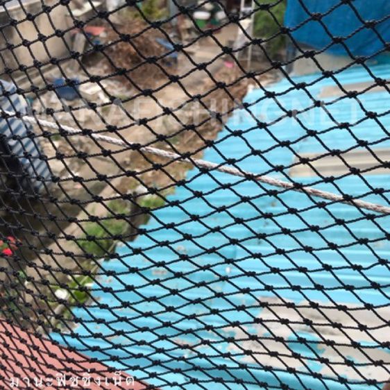 ตาข่ายกันนก ⭐️เส้นหนา 🅰️ UV Protection ป้องกันนก ตามตึก อาคาร คอนโด หน้าต่าง ริมระเบียง กันสาด หลังคาบ้าน ลานจอดรถ รูปที่ 4