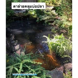 ตาข่ายคลุมบ่อปลาขนาดใหญ่ ในสวน ขนาด 3x5 เมตรและ 4x4 เมตร รูปที่ 5