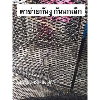 Super Bird Net ตาข่ายกันนก 🅰️ รุ่นเส้นหนาพิเศษ ผืนใหญ่ 6x10 เมตร ตาข่ายกันนก คลุมหลังคา ระเบียง ตึก อาคาร คลุมบ่อ รูปที่ 6