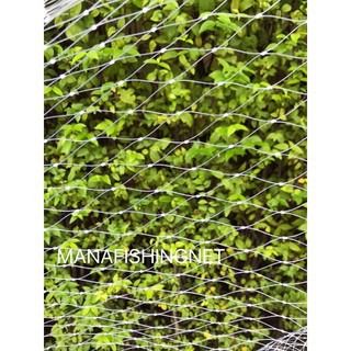 ตาข่ายกันนก ตาข่ายเอ็นใส คลุมหลังคาบ้าน ดาดฟ้า ผืนใหญ่ขนาด 10x40 เมตร รูปที่ 6