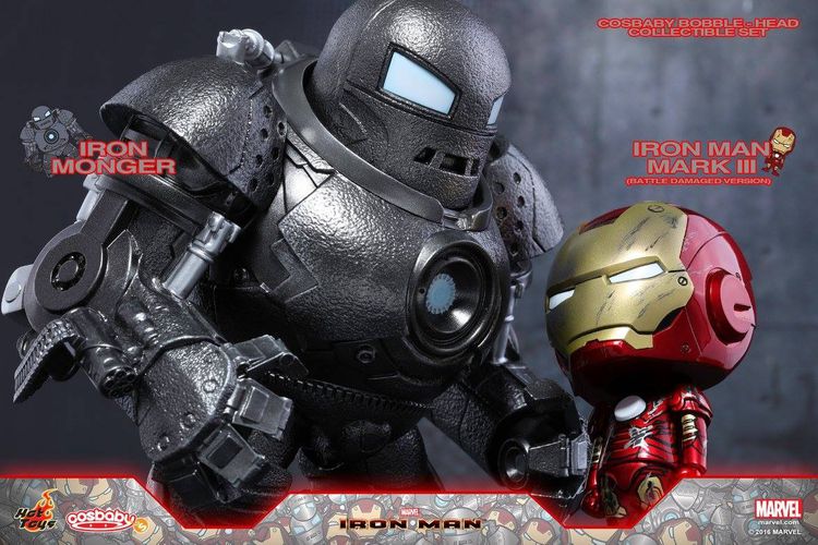 COSB269-270 Cosbaby Iron Monger and Whiplash Collectible Set Iron Man รูปที่ 8