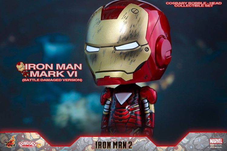 COSB269-270 Cosbaby Iron Monger and Whiplash Collectible Set Iron Man รูปที่ 3
