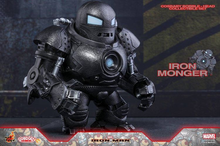 COSB269-270 Cosbaby Iron Monger and Whiplash Collectible Set Iron Man รูปที่ 12
