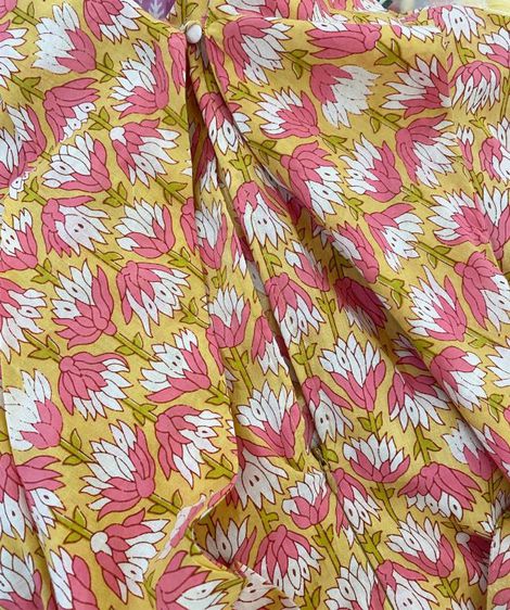 ส่งต่อเสื้อแขนกุด ผ้าบล๊อคอินเดีย รูปที่ 3