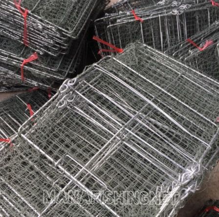 🦀 กรงดักปูลอบปูดำ 📌 ลวดไฟฟ้า ไม่เป็นสนิม  รูปที่ 2