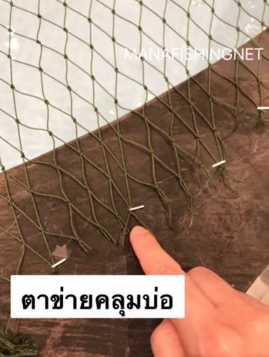 ตาข่ายคลุมอ่างเลี้ยงปลา 1 ผืนขนาด 1.5x15 เมตร  รูปที่ 4