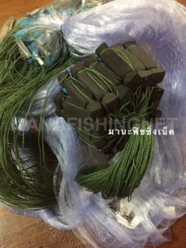 ตาข่ายดักปลาสำเร็จพร้อมใช้งาน 📌 ตาถี่ 2.5 เซ็น ลึก 40 ตา ป้าย 75 เมตร  รูปที่ 8