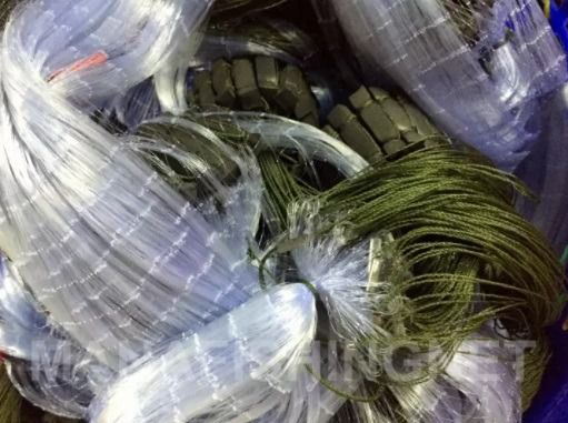 ตาข่ายดักปลาสำเร็จพร้อมใช้งาน 📌 ตาถี่ 2.5 เซ็น ลึก 40 ตา ป้าย 75 เมตร  รูปที่ 6