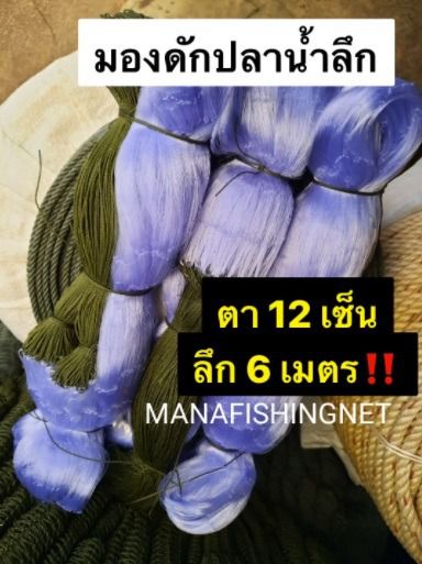 อวนดักปลา 200 เมตร ดักปลาใหญ่ รูปที่ 3