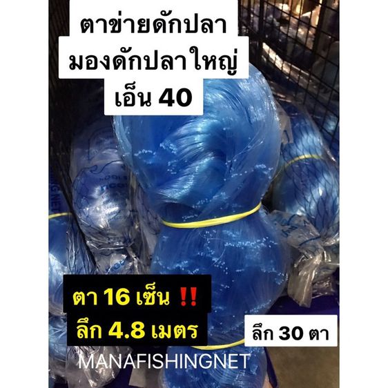 ข่ายดักปลา ตาใหญ่สุด รูปที่ 2