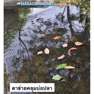 ตาข่ายคลุมบ่อปลา อ่างเลี้ยงปลา รูปที่ 2