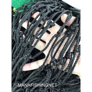 ตาข่ายเชือกถักสีดำ ขนาด 2x4 เมตร