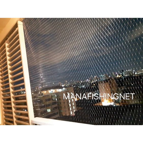 ตาข่ายกันนก ริมระเบียงคอนโด รูปที่ 7