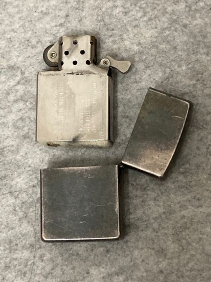 ไฟแช็คน้ำมันเคลือบเงิน Vintage Lighter zippo blockheads silver plated made in usa 1996’s  รูปที่ 6