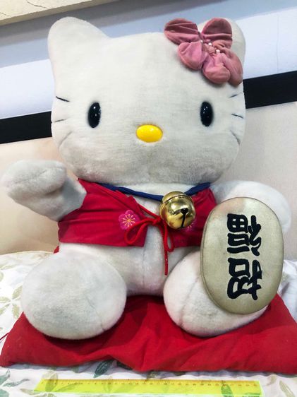  ตุ๊กตา Hello Kitty Maneki-neko Made in Japan LIMITED EDITION (Rare Item) ขนาดใหญ่ งานโชว์ รูปที่ 1