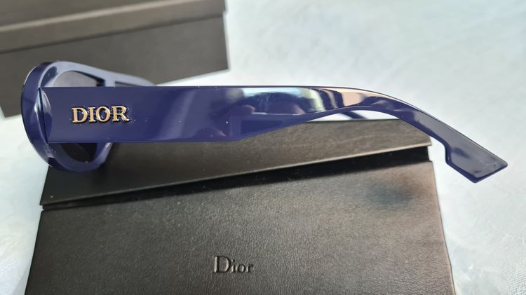 แว่นกันแดด Christain Dior Oblique Blue มือ 1 แท้ ขาย 8000 จาก 16000 บาท รูปที่ 8