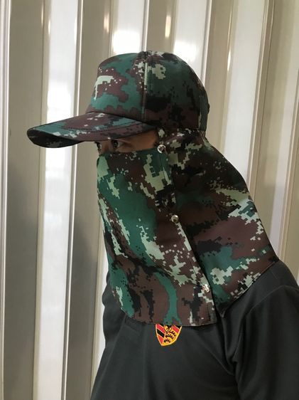 หมวกแก๊ปคลุมหน้า Cap รูปที่ 11