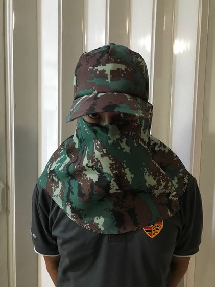 หมวกแก๊ปคลุมหน้า Cap รูปที่ 12