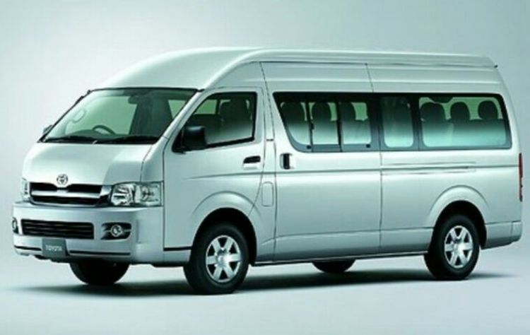 บันใดสแตนเลสข้างตัวรถ สำหรับ รถตู้ โตโยต้า คอมมูเตอร์ ตัวใหญ่ 1 คู่ พร้อมขายึดครบ รูปที่ 3