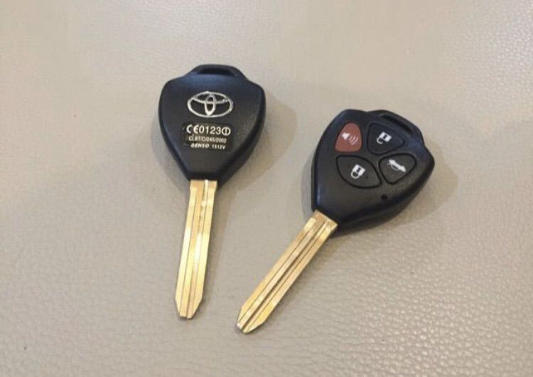กรอบกุญแจ รีโมท TOYOTA 2 ปุ่ม 3 ปุ่ม 4 ปุ่ม ประตู Slide รถตู้ Corolla Altis Camry Vios Yaris Vigo Fortuner Toyota Alphard Estima Noah Voxy รูปที่ 3