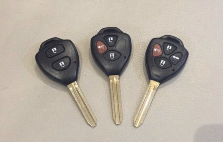 กรอบกุญแจ รีโมท TOYOTA 2 ปุ่ม 3 ปุ่ม 4 ปุ่ม ประตู Slide รถตู้ Corolla Altis Camry Vios Yaris Vigo Fortuner Toyota Alphard Estima Noah Voxy รูปที่ 12