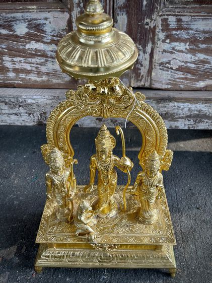 รามายณะทองเหลืองจากอินเดีย Ram Darbar brass statue รูปที่ 6
