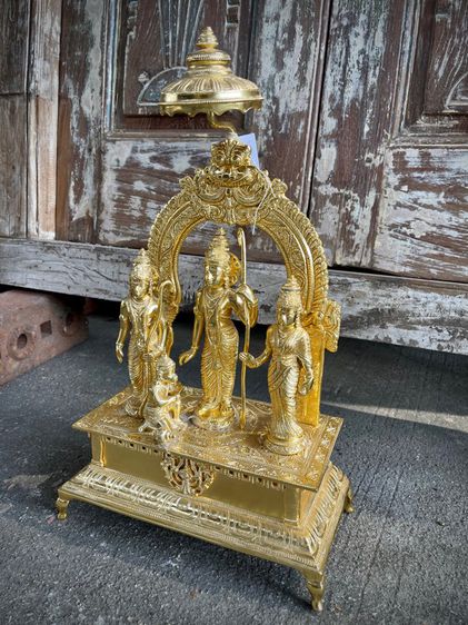 รามายณะทองเหลืองจากอินเดีย Ram Darbar brass statue รูปที่ 5